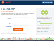 Tablet Screenshot of f-media.com